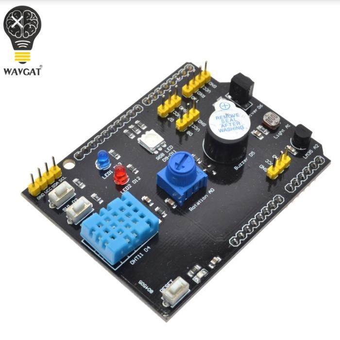 Jual Arduino Dht11 Lm35 Buzzer Ldr Sensor Multi Fungsi Shield Module Shopee Indonesia 3392