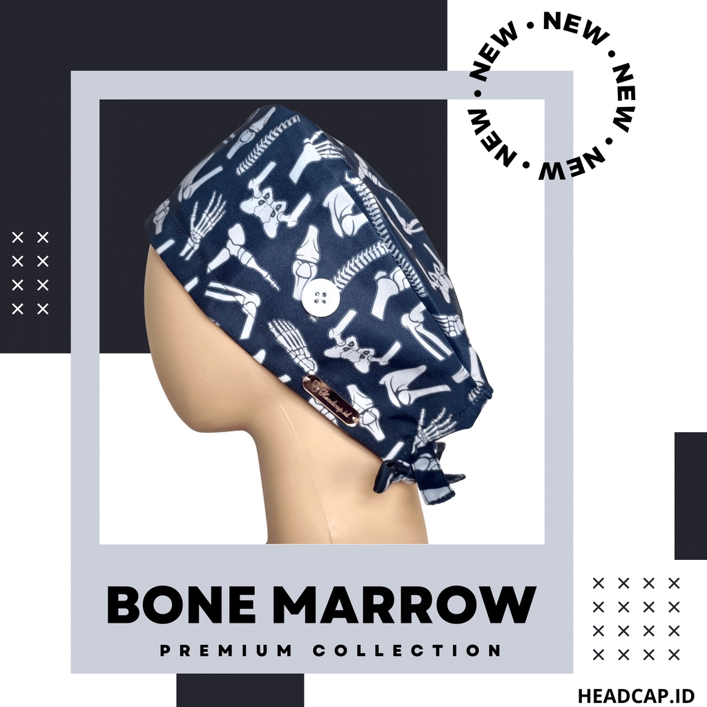 Jual Headcap Motif Bone Marrow / Dokter Spesialis Orthopedic / Dokter ...