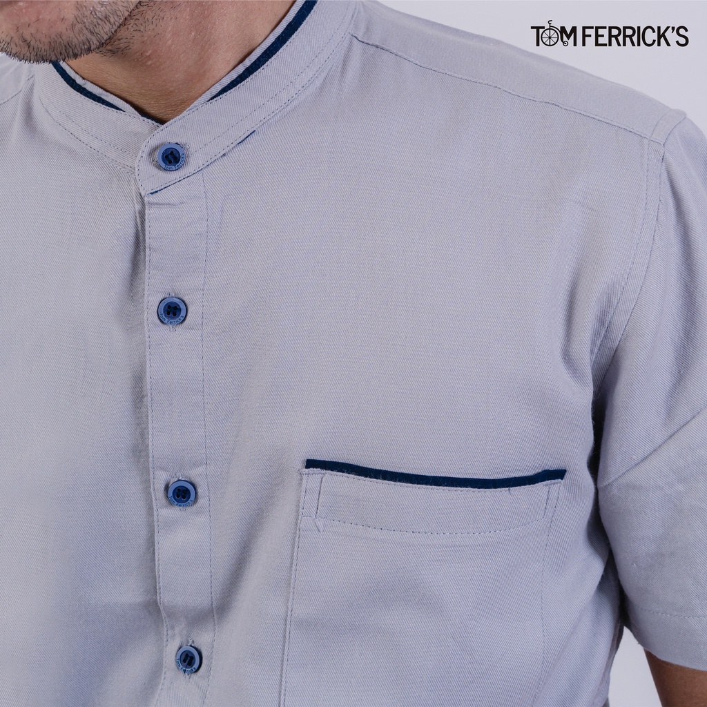 Jual Kemeja Pria Basic Lengan Pendek - Koko Kurta - M/L/XL - Tom ...