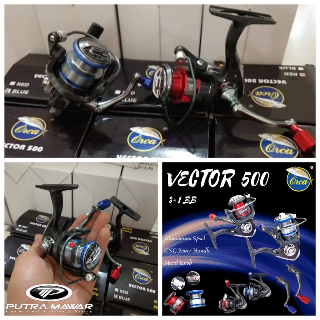 Jual Reel Power Handle Murah Orca VECTOR 500 Murah Reel Mini Murah Reel