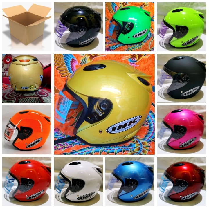 Jual Helm INK Terbaru ink Centro ink kw [PACKING KARDUS] pria wanita ...