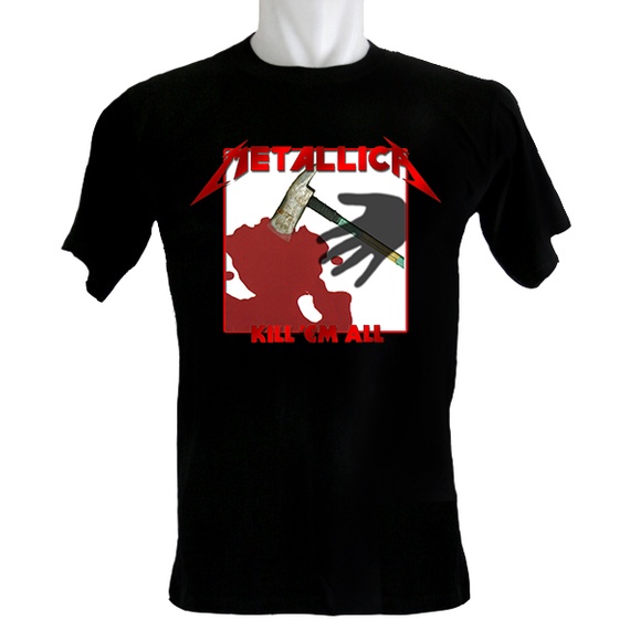 Jual Indoshirt - Kaos Metallica Kill Em All - Bahan Katun - Kerah O ...