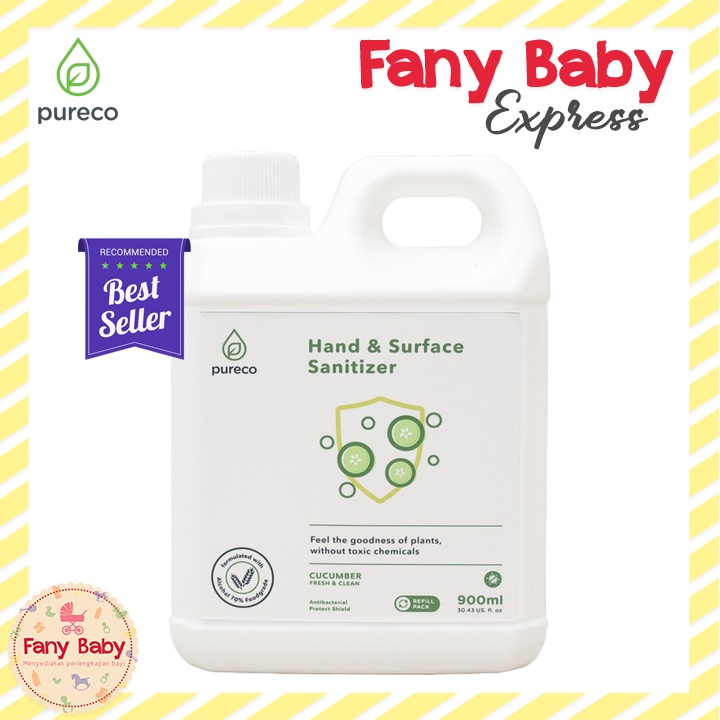 Jual PURECO HAND & SURFACE SANITIZER 900ML | Shopee Indonesia
