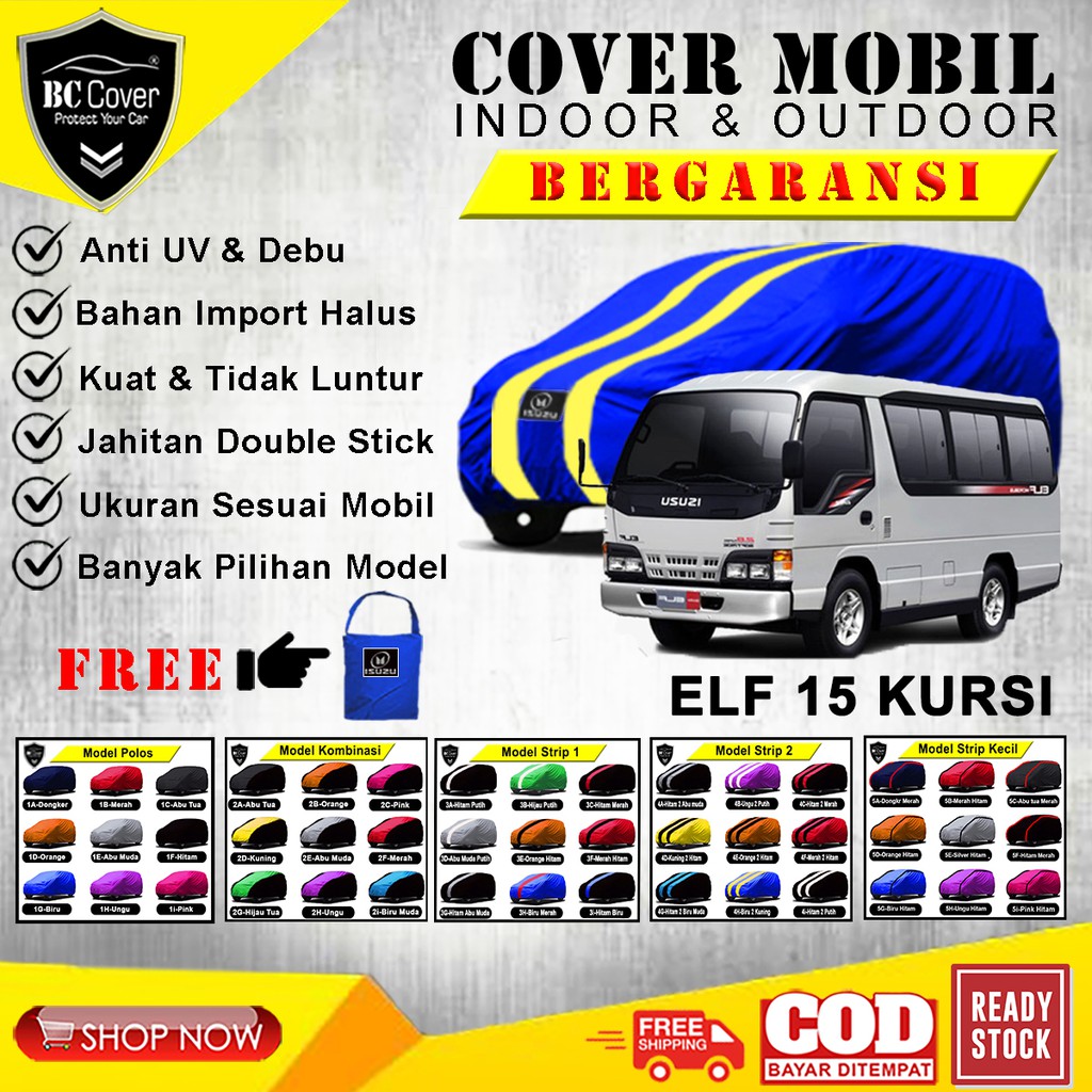 Jual Body Cover Mobil Isuzu Elf Sarung Isuzu Elf Kursi Selimut