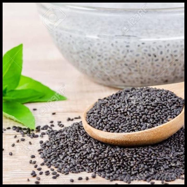 Jual Basil Seed Import 100Gram / Biji Selasih Import 100Gram | Shopee ...