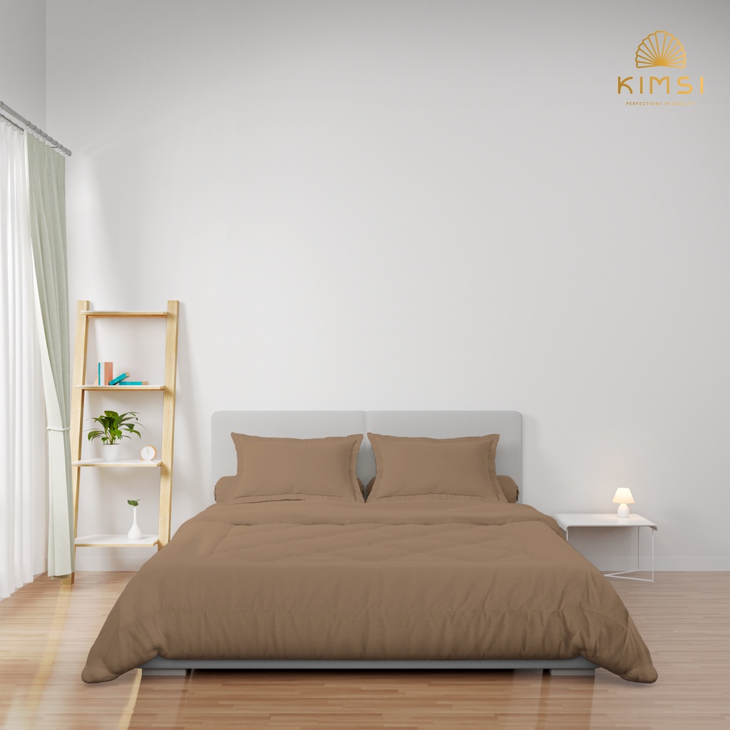 Jual Sprei Set Kimsi + Bedcover Katun Polos Aesthetic Ukuran 120x200x30 ...