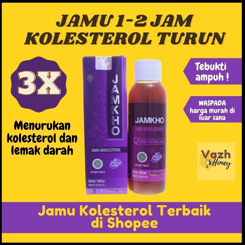 Jual Jamkho 100ml Asli Original Jamu Kolesterol Berkhasiat - Obat ...