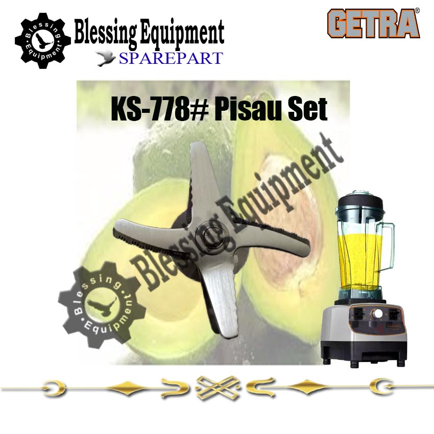 Jual KS778 Sparepart Pisau Set Heavy Duty Blender Getra Shopee Indonesia