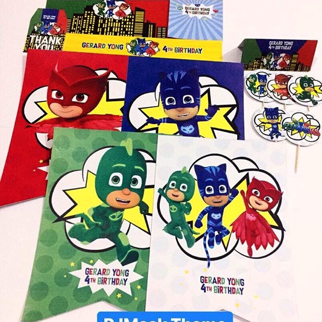Jual Printable PJ Mask , Paket C | Shopee Indonesia