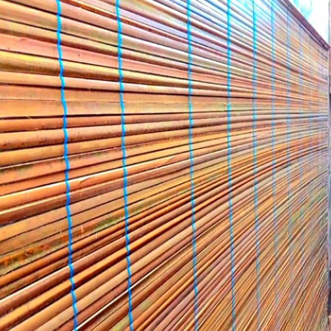 Jual Krey Tiray Bambu Sawit Kerei Tirai Outdoor Ukuran X M Paket Kerekan Shopee Indonesia