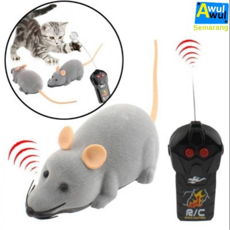 Jual Mainan Prank Remote Control Tikus Berbulu | RC Animal Mouse ...