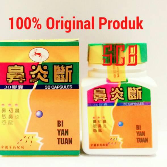 Jual ★ 7GZ Bi Yan Tuan - Obat Pilek, Sinus Dan Alergi Pernafasan TA ...