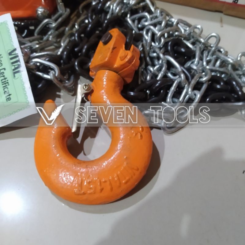 Jual Chain block/takel rantai manual VITAL 1,5 ton X 5 meter kerekan ...