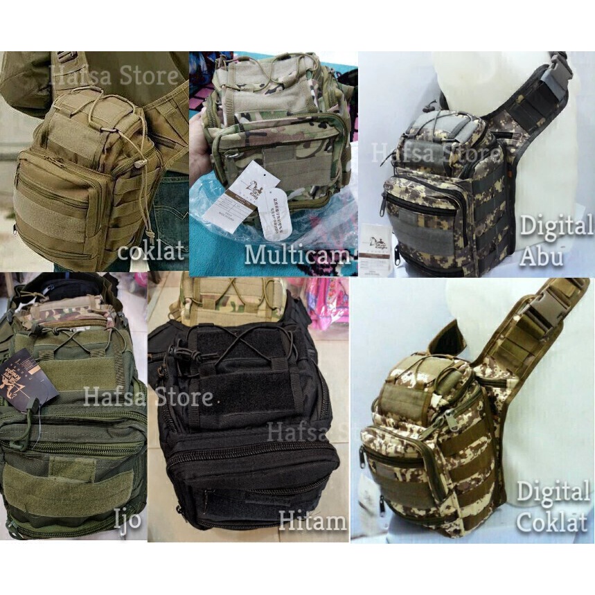 Jual TAS SELEMPANG 803 IMPORT ARMY GURUN BUKAN LOKAL SLEMPANG SLING BAG