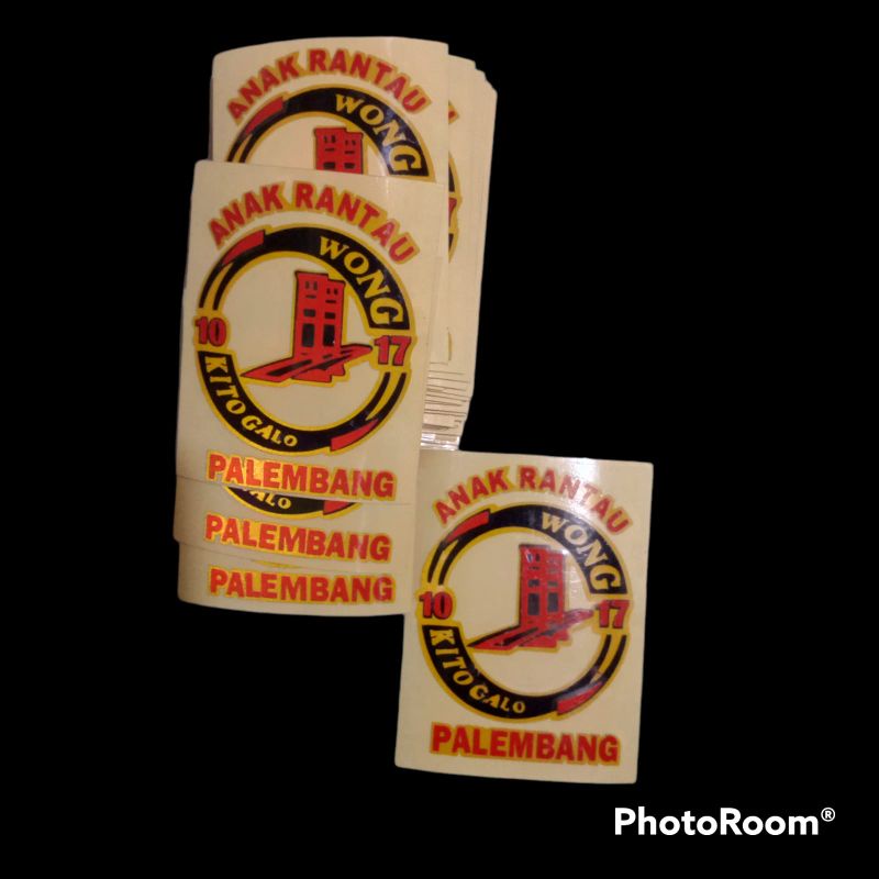 Jual Stiker anak rantau Palembang, sticker wongkito, stiker ank rantau ...