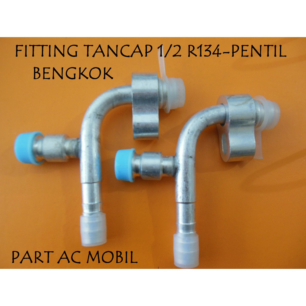 Jual Fitting tancap 1/2 x Pentil R134 Bengkok | Shopee Indonesia