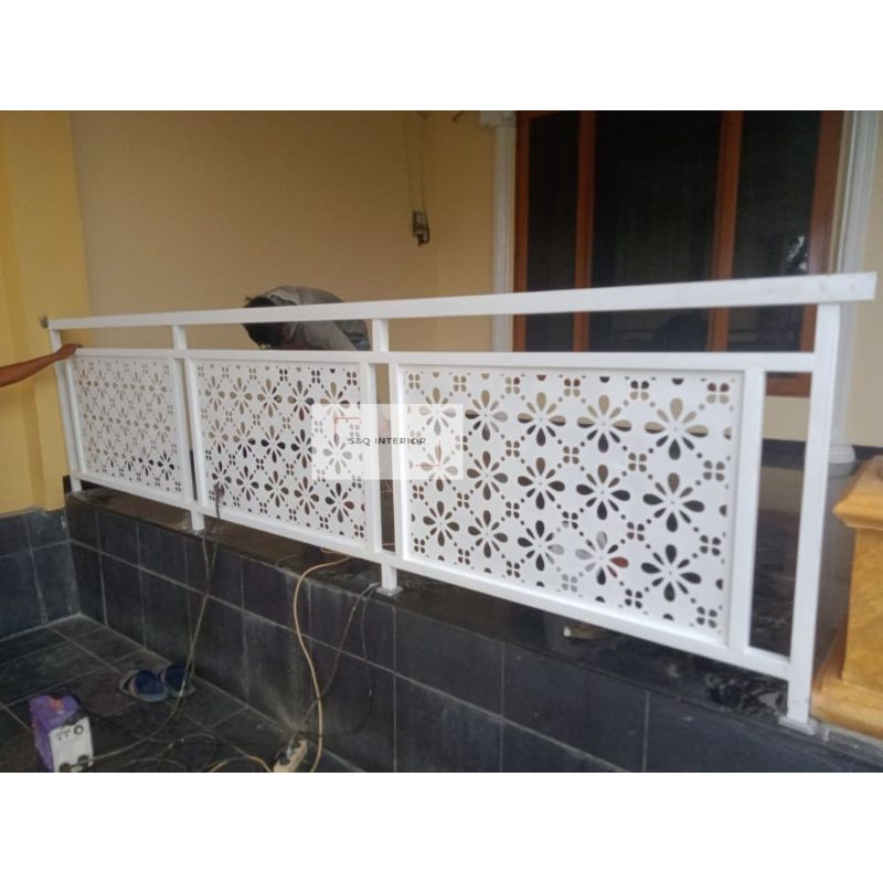 Jual pagar Balkon / Railing Teras Laser Cutting | Shopee Indonesia