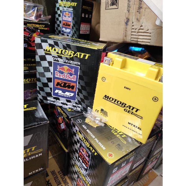 Jual Aki Motobatt Gel MTX5AL JupiterZ/Mio Sporty/Mio Smile/VegaZR/Alfa