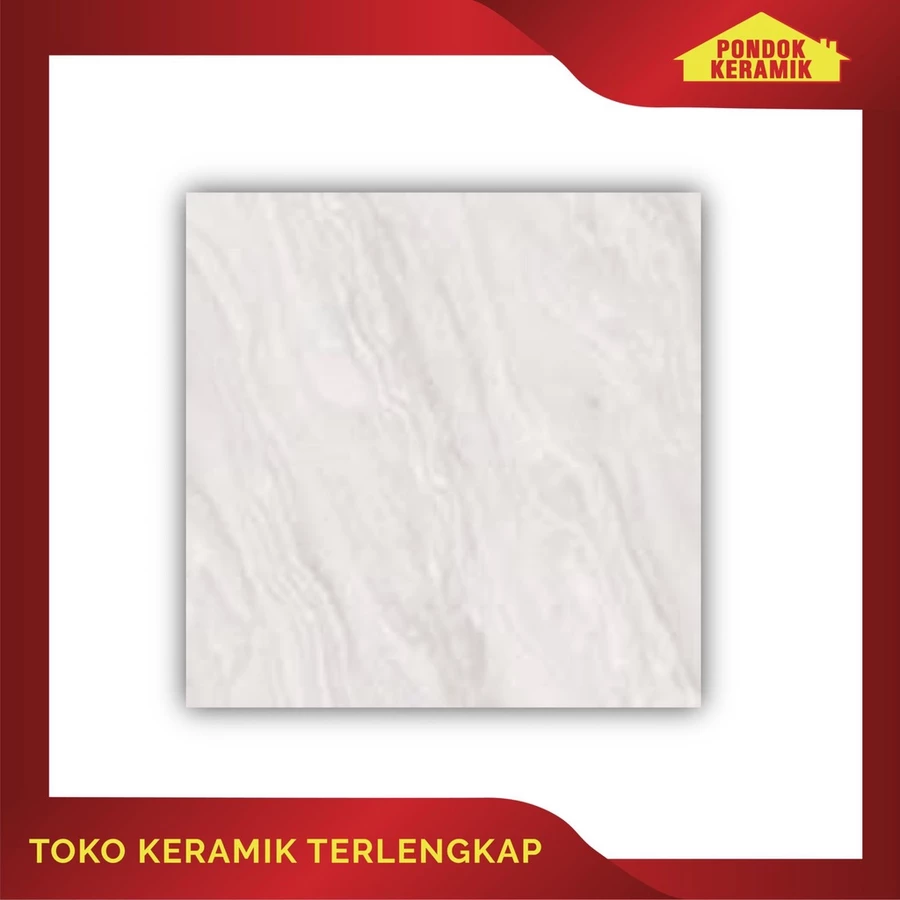 KERAMIK LANTAI AGATTE 60X60 DACIA BIANCO