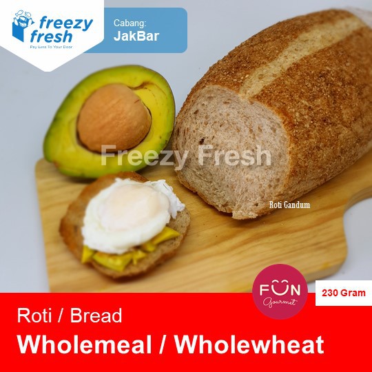 Jual Roti Wholemeal Wholewheat / Roti Gandum, by Fun Gourmet | Shopee ...