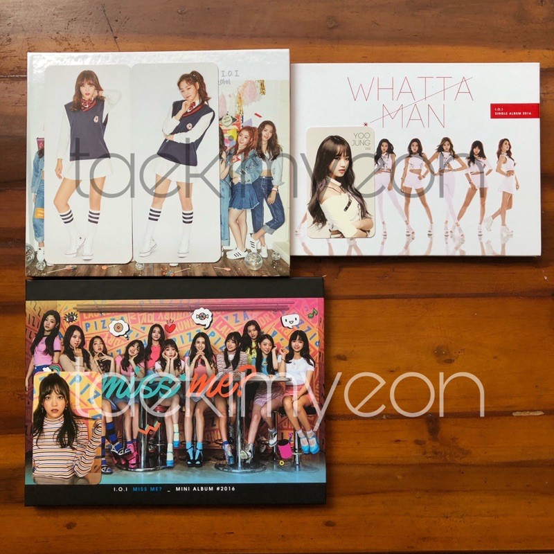 I.O.l トレカ　chrysalis WHATTAMAN miss me？ Jual [First Press]I.O.I/ioi Album (Chrysalis, Whatta man dan Miss