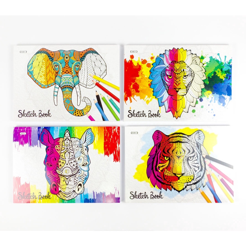Jual Sketchbook Kiky A4 150 Gsm 50 lembar Sketsa Drawing Menggambar