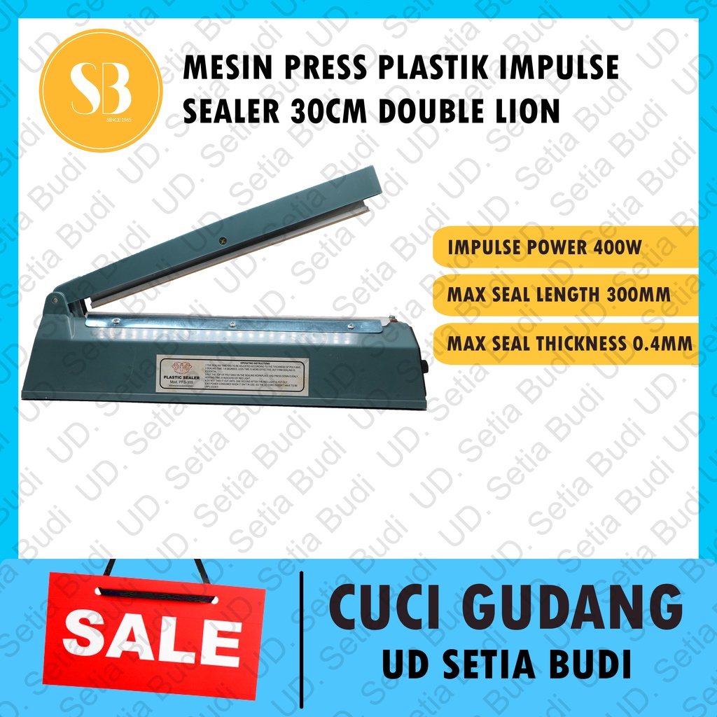 Jual Mesin Impulse Sealer Plastik Mesin Press Plastik Double Lion Cm Shopee Indonesia