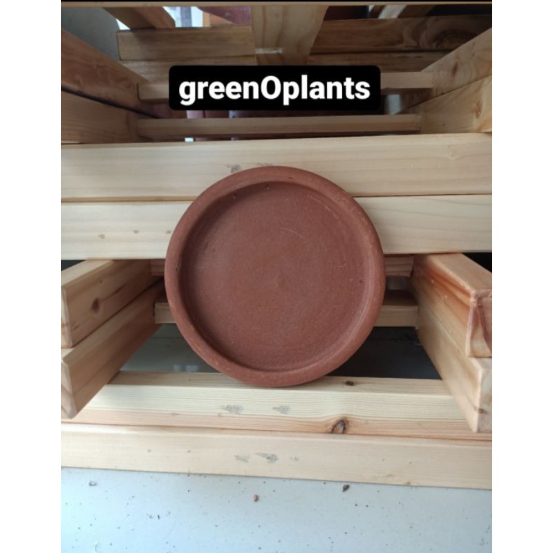 Jual Tatakan Pot Tanah Liat Terracotta Gerabah Cm Shopee Indonesia