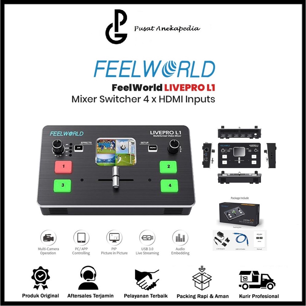 Jual Livepro L1 Feelworld L1 Livepro Multi Format Video Mixer