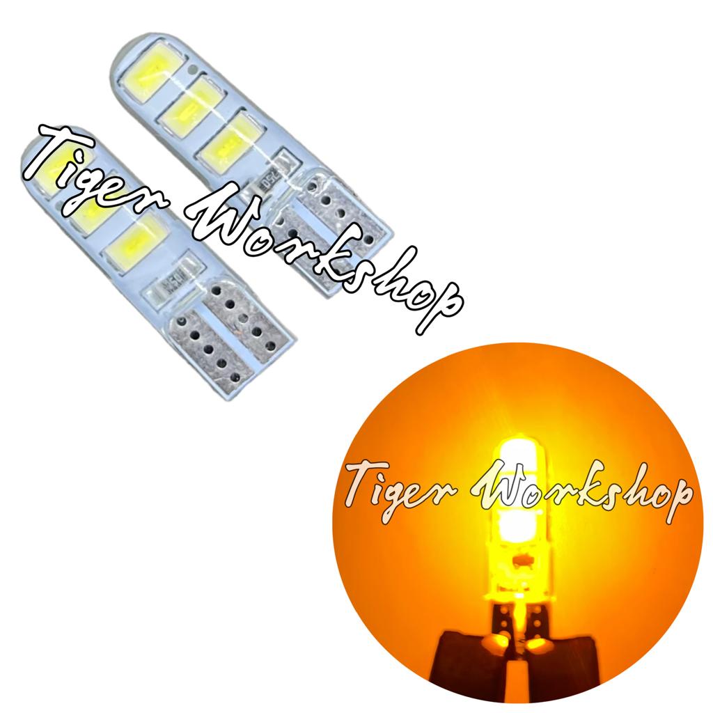 Jual 4 PCS Lampu Sen Jelly Kedip LED T10 6 Mata / Paket Bohlam Lampu ...