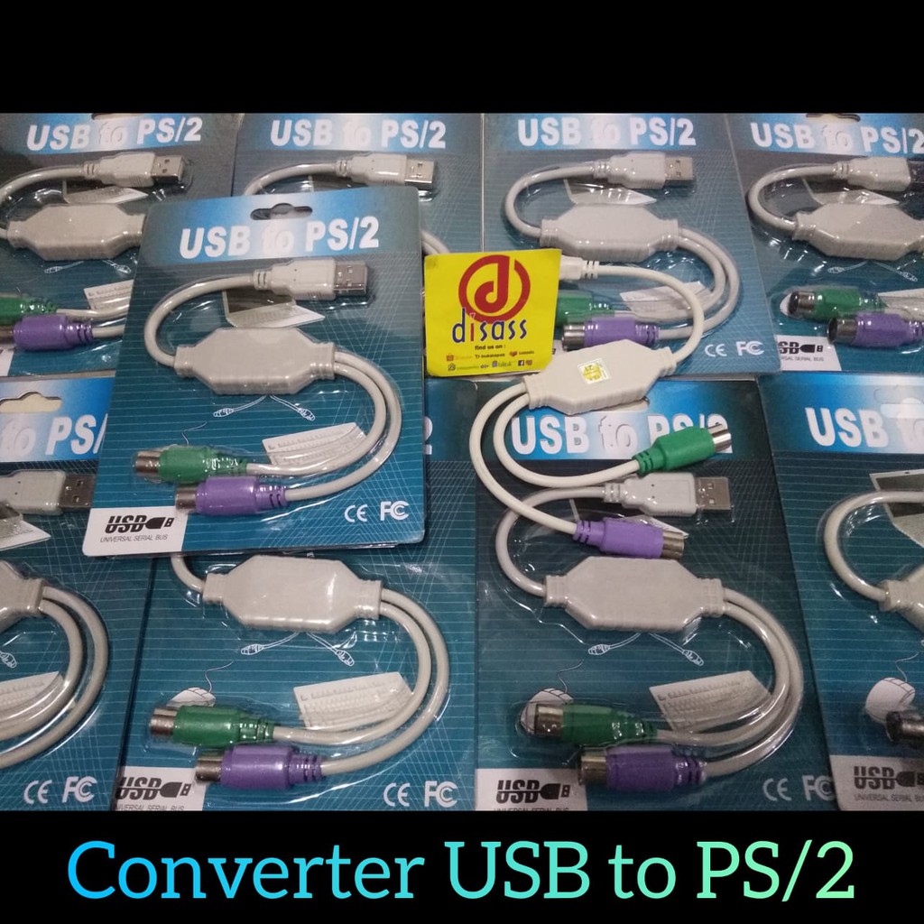 Jual CONVERTER USB TO PS2 FOR KEYBOARD MOUSE - DISASS JOGJA | Shopee ...