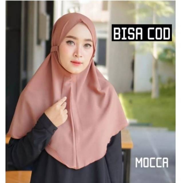 KHIMAR AZKIA SIMPLE TALI INSTAN/BERGO DIAMOND