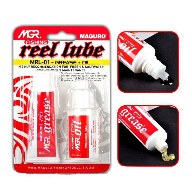 Reel Lube Maguro grease And Oil Cocok Untuk Perawatan Reel | Pelumas Oil |  Perawatan Reel dan Pembersih