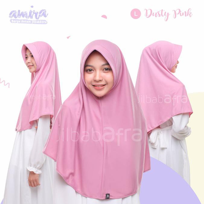 Jual Jilbab Afra Amira Ukuran L Bergo Antem Kaos Shopee Indonesia 4538