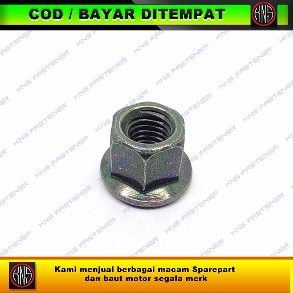 Jual Mur Head RX King / Flange Nut M8 Kunci 12 Tinggi 12mm | Shopee ...