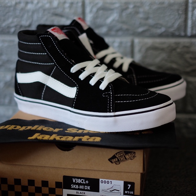 Vans Sk8 Hi V38Cl Black White Original Japan Market