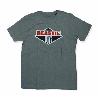 Maglietta Uomo Beastie Boys Logo, Carbone, Regular Fit - Merch Ufficiale Della Band - 3