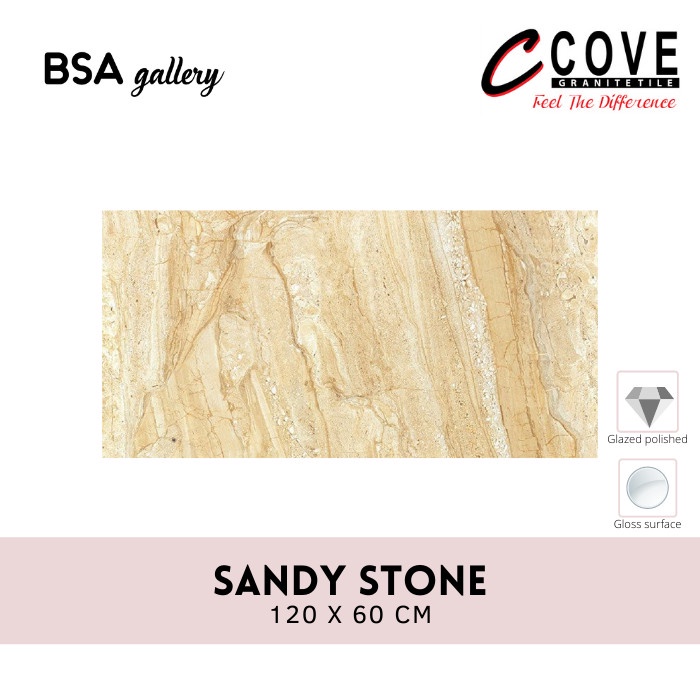 Jual GRANIT COVE 120X60 SANDY STONE / GRANITE TILE 60X120 LANTAI ...