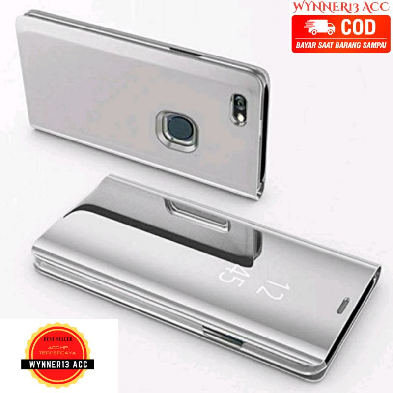 Jual Case Xiaomi Redmi Note 8 8pro 9 9pro 10 10 Casing Flip Cover Mirror Clear View Standing 1258