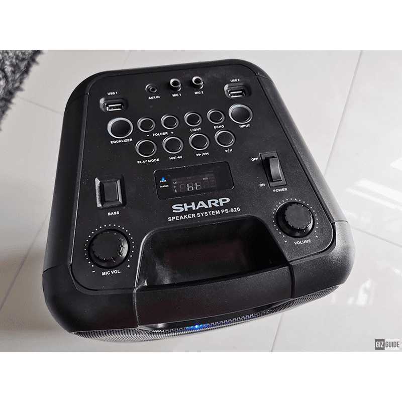 Jual Sharp PS-920 / PS920 Speaker Karaoke Bluetooth BATAM | Shopee ...
