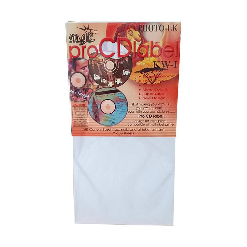 Jual CD / DVD LABEL STIKER / Pro CD Label Inkjekt HVS BERKUALITAS ...