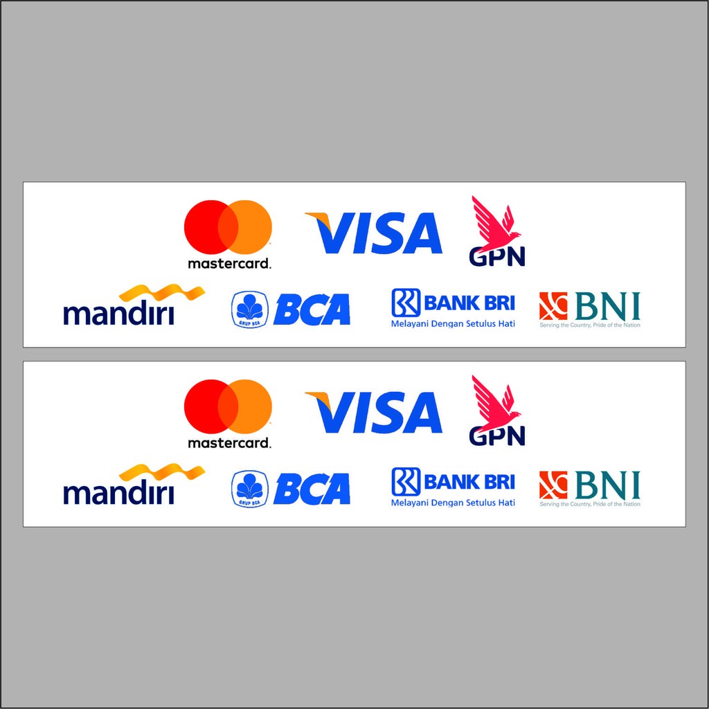 Jual STIKER VINYL DEBIT VISA (DIJUAL SATUAN) | Shopee Indonesia