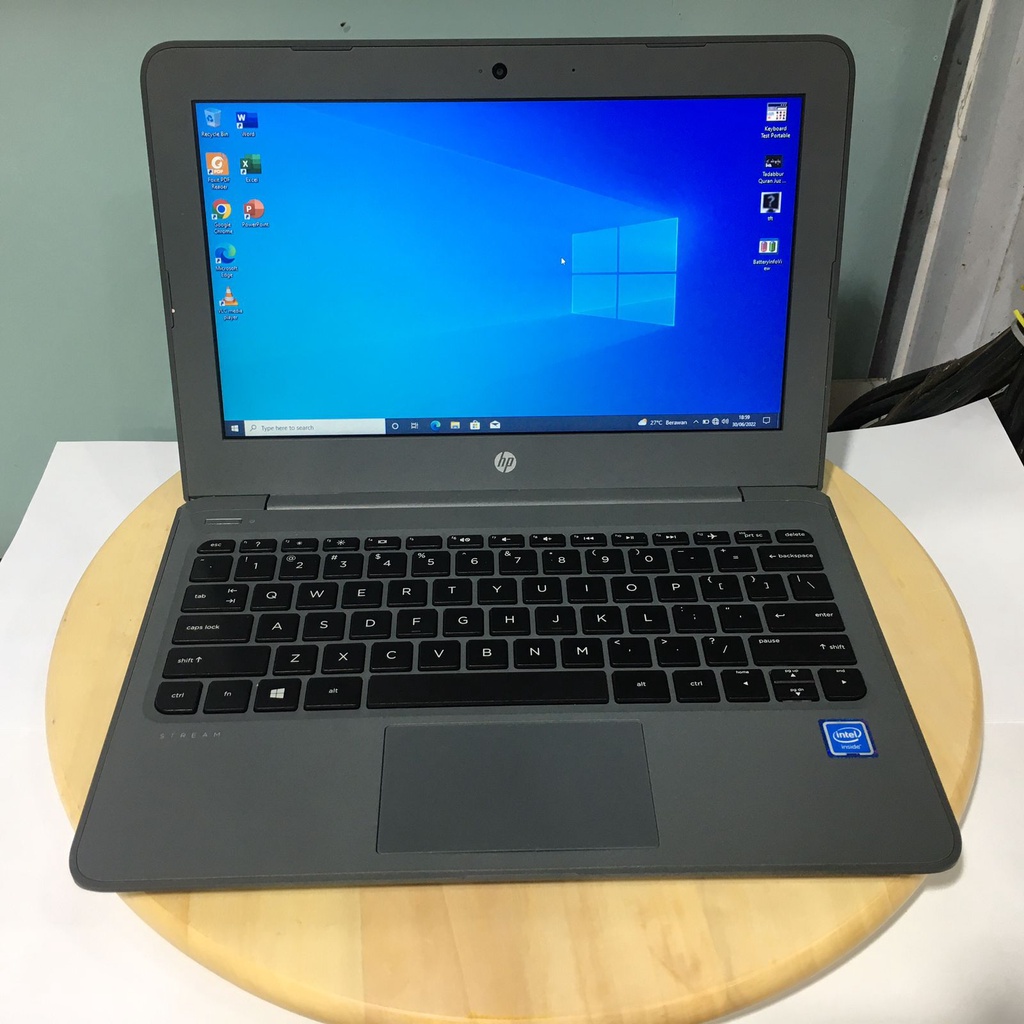 Jual LAPTOP PELAJAR HP STREAM PRO 11 INTEL CELERON N3350 RAM 4GB SSD ...
