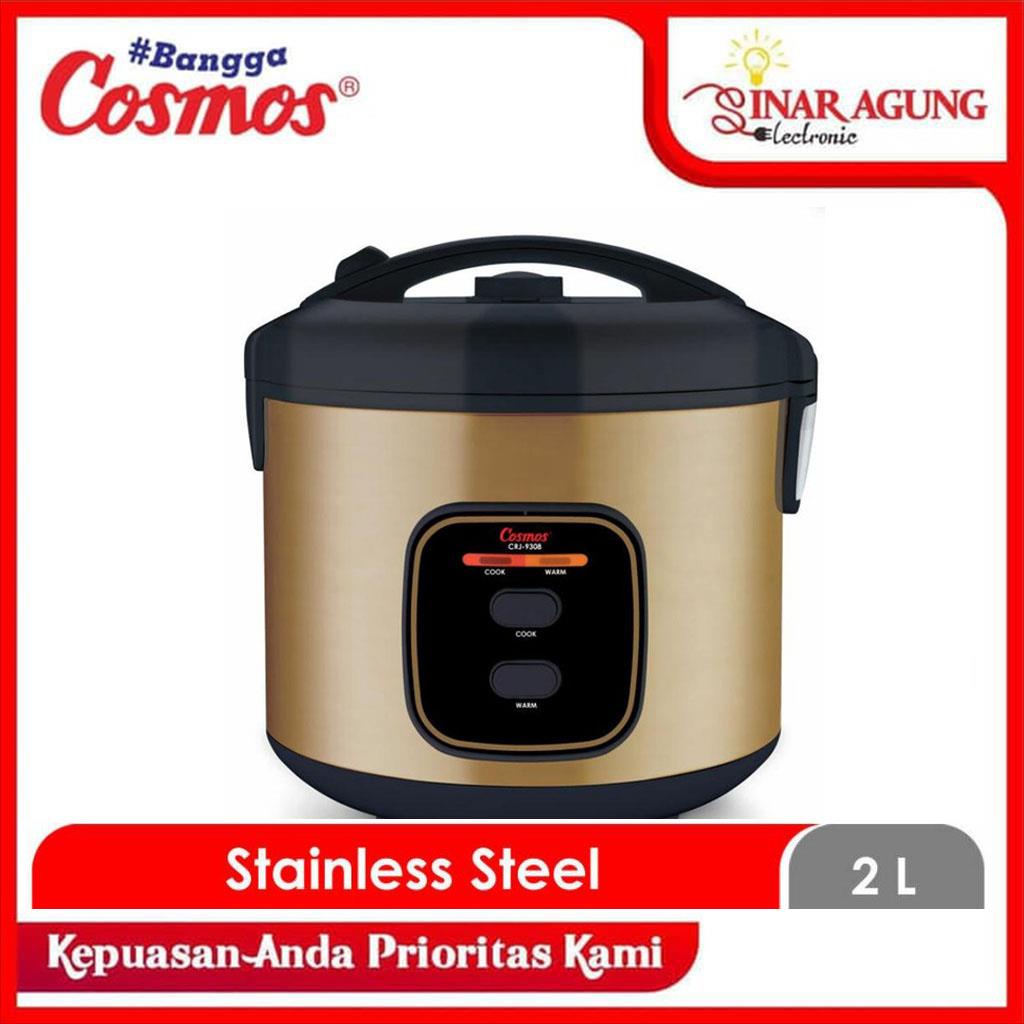 Jual MAGIC COM / RICE COOKER COSMOS STAINLESS CRJ9308 / CRJ9308