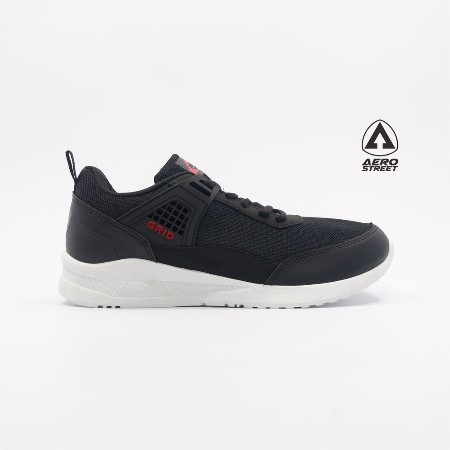 Jual Sepatu AERO STREET GRID 31-42 (Black/White) | Shopee Indonesia