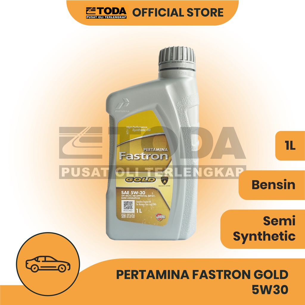 Jual Oli Pertamina Fastron Gold 5W30 1LT Original - Oli Mesin - Oli ...