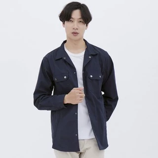 M231 Jaket Pria Coverall Panjang Navy 1959E