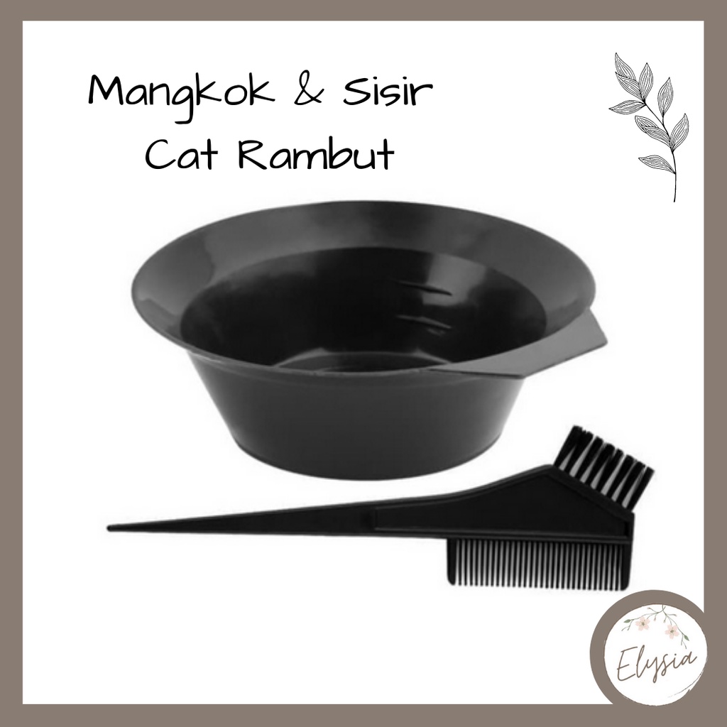 Jual Mangkok Mangkuk Dan Sisir Semir Cat Pewarna Rambut In