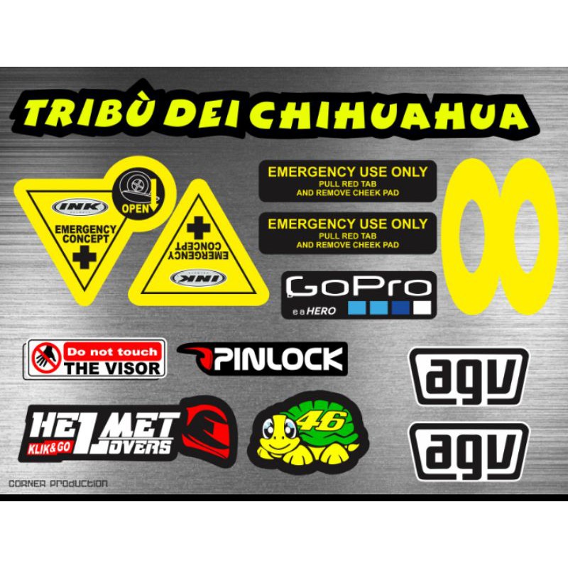 Jual Sticker Set Helm lengkap | Shopee Indonesia