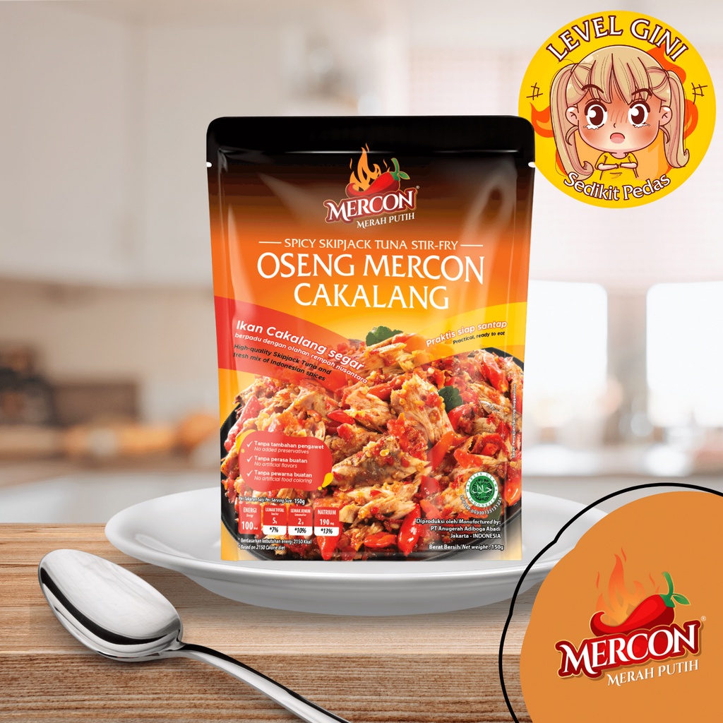 Jual Mercon Merah Putih - Satuan || Oseng Mercon Cakalang | Shopee ...